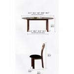 Elegant Ash Wood and Sintered Stone Oval Dining Table – Stylish Modern Decor for Your Home fme-3125