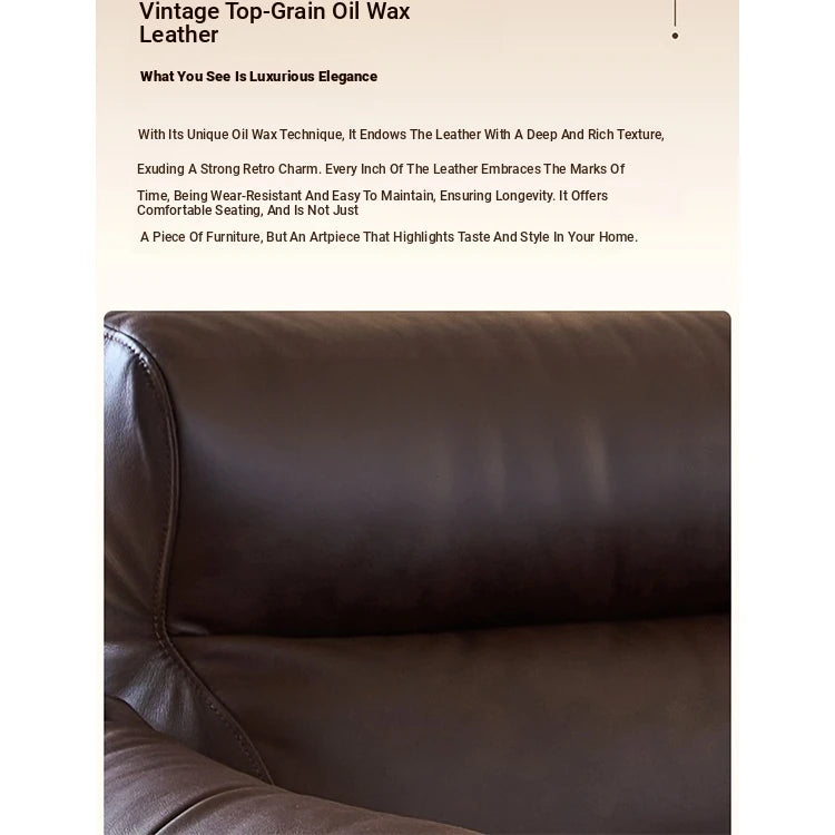 Luxurious Genuine Leather Chair - Stylish Comfort for Modern Living Rooms fme-3130