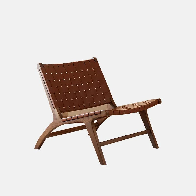 Stylish Faux Leather Lounge Chair – Modern Design for Cozy Living Spaces fme-3131