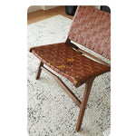 Stylish Faux Leather Lounge Chair – Modern Design for Cozy Living Spaces fme-3131