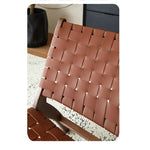 Stylish Faux Leather Lounge Chair – Modern Design for Cozy Living Spaces fme-3131