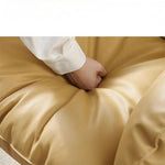 Stylish Faux Leather Down Lounge Chair – Modern Comfort with a Chic Design fme-3139