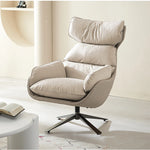 Stylish Faux Leather Down Lounge Chair – Modern Comfort with a Chic Design fme-3139