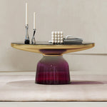 Stylish Tempered Glass Tea Table Set - Modern Living Room Accent Furniture for Chic Interiors fmfd-5054