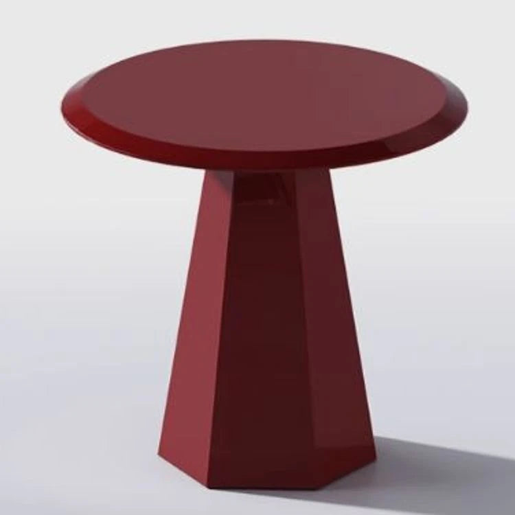 Stylish Modern Red Tea Table with Multi-layer Board Design for Living Room Decor fmfd-5055