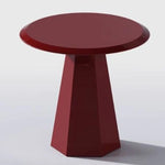 Stylish Modern Red Tea Table with Multi-layer Board Design for Living Room Decor fmfd-5055