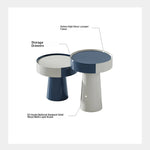 Stylish Multi-Layer Board Tea Table Set – Modern Accent Furniture for Living Room & Bedroom fmfd-5059
