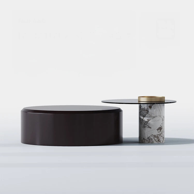 Stylish Multi-Layer Board Tea Table with Tempered Glass Top – Modern Coffee Table for Living Room Décor fmfd-5061