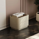 Stylish Multi-Layer Board Bedside Cupboard for Modern Home Décor - Sleek Storage Solution fmfd-5062