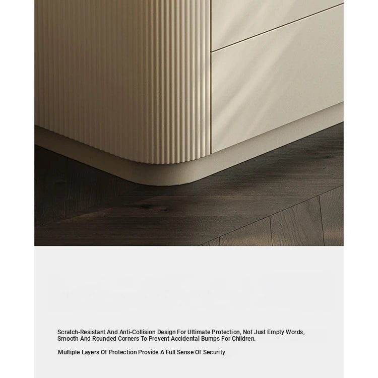 Stylish Multi-Layer Board Bedside Cupboard for Modern Home Décor - Sleek Storage Solution fmfd-5062