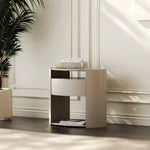 Sleek Modern Bedside Cupboard with Multi-Layer Board Design – Stylish Nightstand for Any Bedroom fmfd-5064