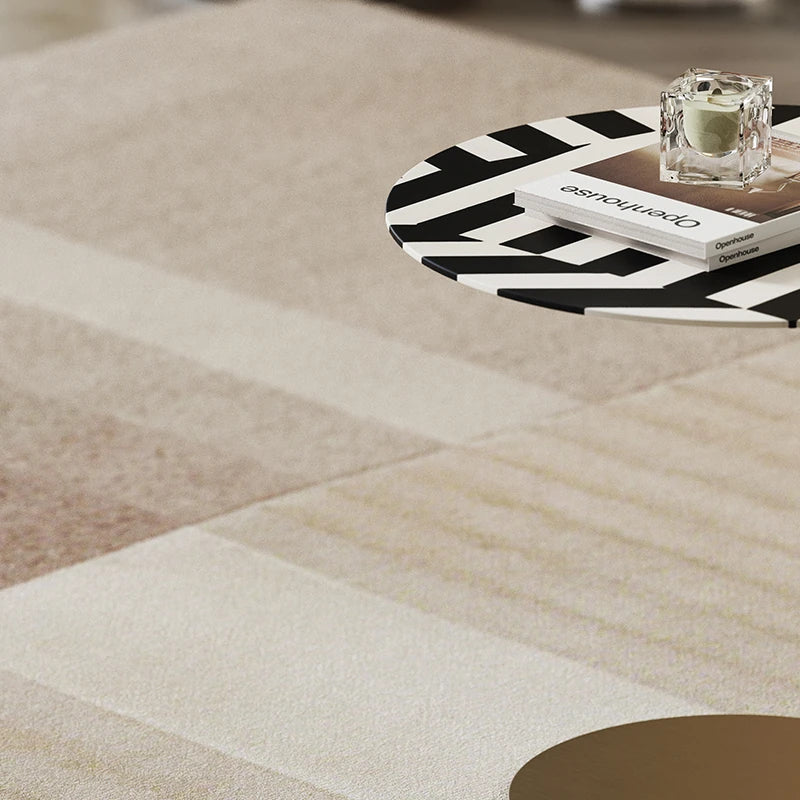 Modern Multi-Layer Board Tea Table with Stylish Black and White Design - Perfect for Living Room Decor fmfd-5066