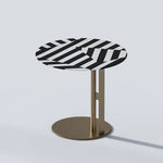 Modern Multi-Layer Board Tea Table with Stylish Black and White Design - Perfect for Living Room Decor fmfd-5066