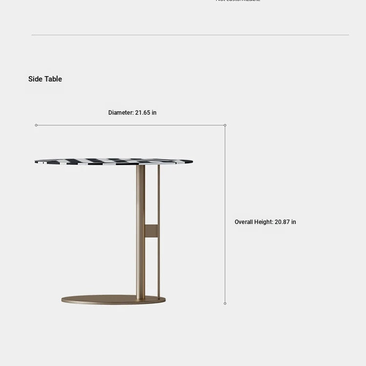 Modern Multi-Layer Board Tea Table with Stylish Black and White Design - Perfect for Living Room Decor fmfd-5066