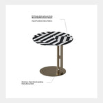 Modern Multi-Layer Board Tea Table with Stylish Black and White Design - Perfect for Living Room Decor fmfd-5066