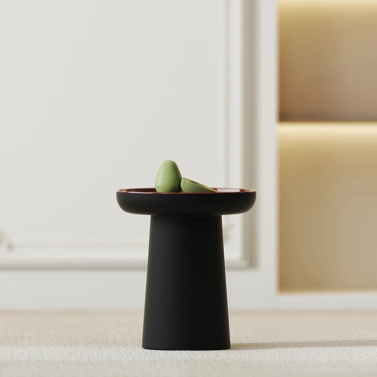 Stylish Multi-Layer Board Tea Table with Unique Round Top Design - Perfect for Modern Living Spaces! fmfd-5067