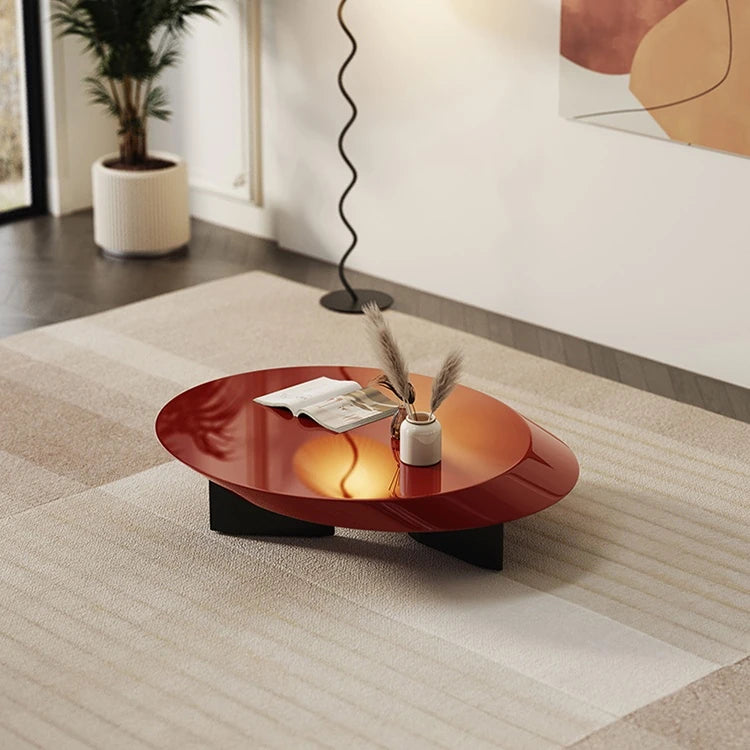 Stylish Multi-Layer Board Tea Table - Modern Round Coffee Table for Living Room Decor fmfd-5069