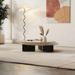 Stylish Multi-Layer Board Tea Table - Modern Round Coffee Table for Living Room Decor fmfd-5069