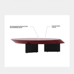 Stylish Multi-Layer Board Tea Table - Modern Round Coffee Table for Living Room Decor fmfd-5069