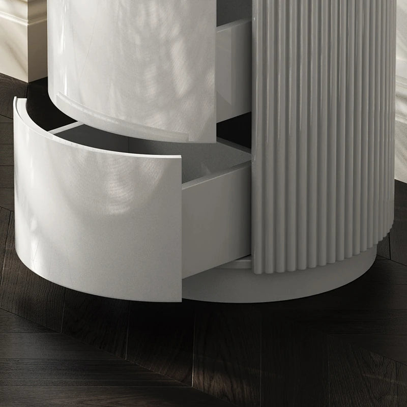 Stylish Multi-Layer Board Bedside Cupboard - Modern Storage Solution for Your Home Decor fmfd-5071