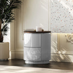 Stylish Multi-Layer Board Bedside Cupboard - Modern Storage Solution for Your Home Decor fmfd-5071
