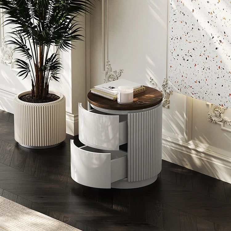 Stylish Multi-Layer Board Bedside Cupboard - Modern Storage Solution for Your Home Decor fmfd-5071