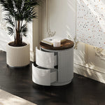 Stylish Multi-Layer Board Bedside Cupboard - Modern Storage Solution for Your Home Decor fmfd-5071