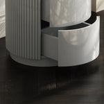 Stylish Multi-Layer Board Bedside Cupboard - Modern Storage Solution for Your Home Decor fmfd-5071