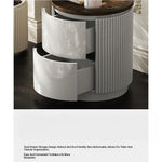 Stylish Multi-Layer Board Bedside Cupboard - Modern Storage Solution for Your Home Decor fmfd-5071