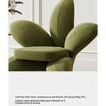 Stylish Solid Wood Chair with Unique Techno Fabric Design – Perfect for Modern Living Spaces fmfd-5072