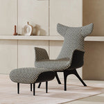 Stylish Solid Wood Accent Chair with Unique Design – Perfect for Modern Interiors fmfd-5074