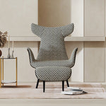 Stylish Solid Wood Accent Chair with Unique Design – Perfect for Modern Interiors fmfd-5074