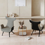 Stylish Solid Wood Accent Chair with Unique Design – Perfect for Modern Interiors fmfd-5074