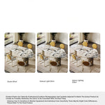 Elegant Marble Dining Table - Modern Oval Design for Stylish Dining Spaces fmfd-5078