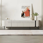 Modern Multi-Layer Board TV Cabinet - Stylish and Functional Living Room Furniture fmfd-5079