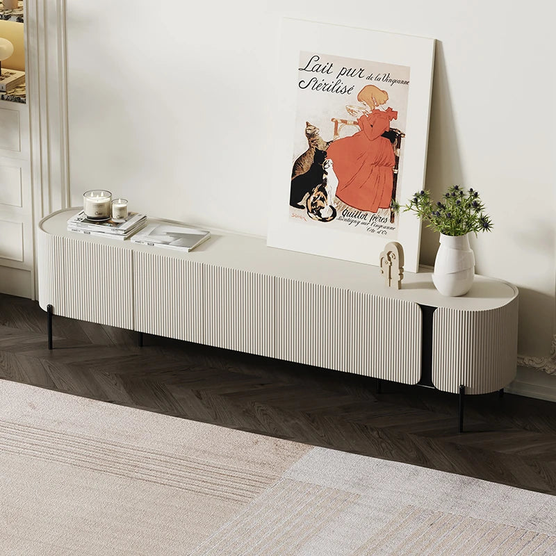 Modern Multi-Layer Board TV Cabinet - Stylish and Functional Living Room Furniture fmfd-5079