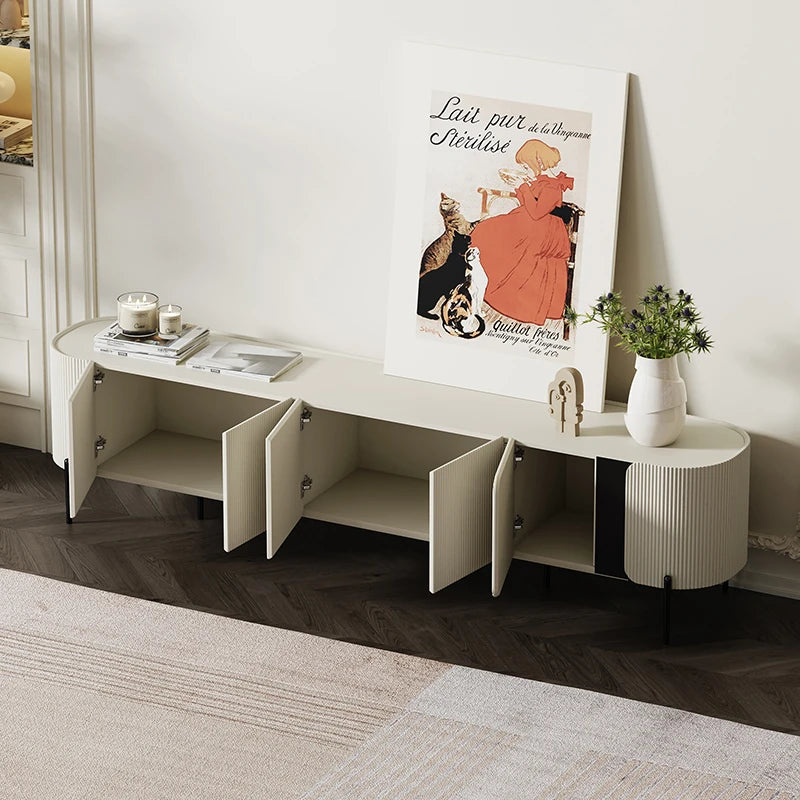 Modern Multi-Layer Board TV Cabinet - Stylish and Functional Living Room Furniture fmfd-5079