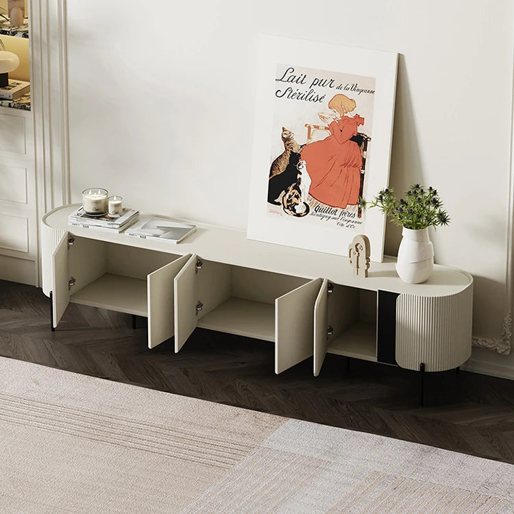 Modern Multi-Layer Board TV Cabinet - Stylish and Functional Living Room Furniture fmfd-5079