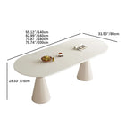 Modern Sintered Stone Dining Table with Faux Leather Finish – Elegant Design for a Stylish Home fmsf-2054