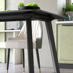 Elegant Faux Leather Dining Chair Set - Modern Comfort and Style fmsf-768