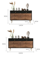 Sleek Modern Multi-Layer Board Stainless Cabinet - Elegant Storage Solution fmsjj-4204