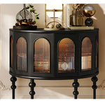 Elegant Beech Wood & Glass Cabinet for Stylish Home Decor fmsjj-4206