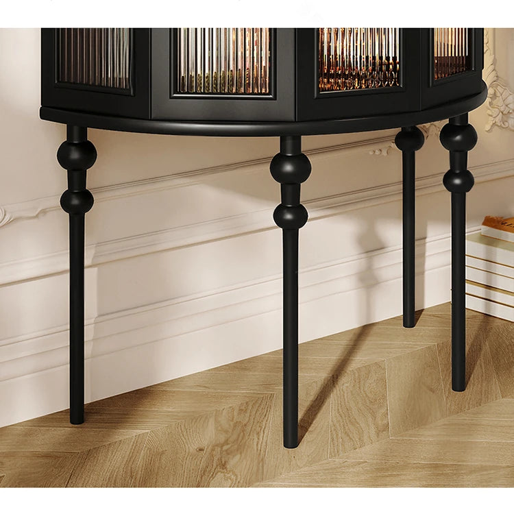 Elegant Beech Wood & Glass Cabinet for Stylish Home Decor fmsjj-4206