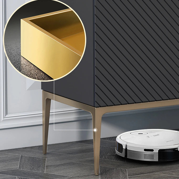 Luxury Marble & Stainless Steel Cabinet: Enhance Your Space fmsjj-4210