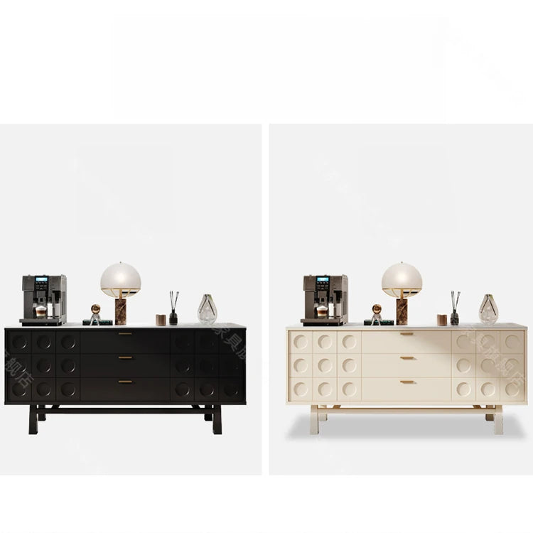 Sleek Modern Cabinet with Ash Wood and Ceramic Top - Perfect for Contemporary Interiors fmsjj-4213