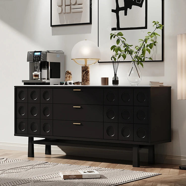 Sleek Modern Cabinet with Ash Wood and Ceramic Top - Perfect for Contemporary Interiors fmsjj-4213