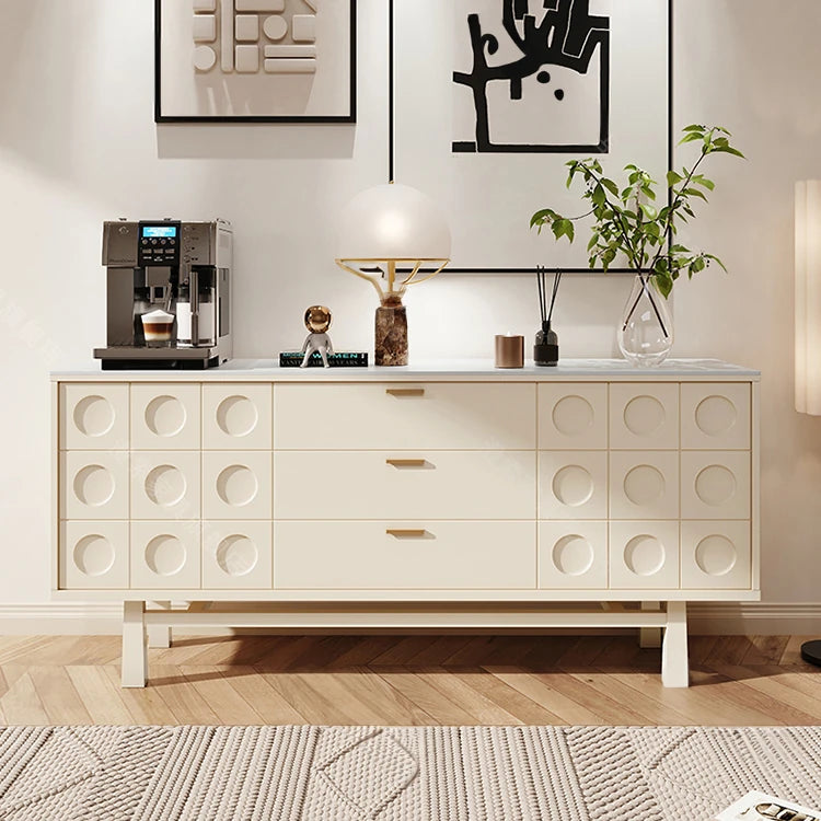 Sleek Modern Cabinet with Ash Wood and Ceramic Top - Perfect for Contemporary Interiors fmsjj-4213