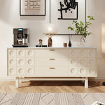 Sleek Modern Cabinet with Ash Wood and Ceramic Top - Perfect for Contemporary Interiors fmsjj-4213