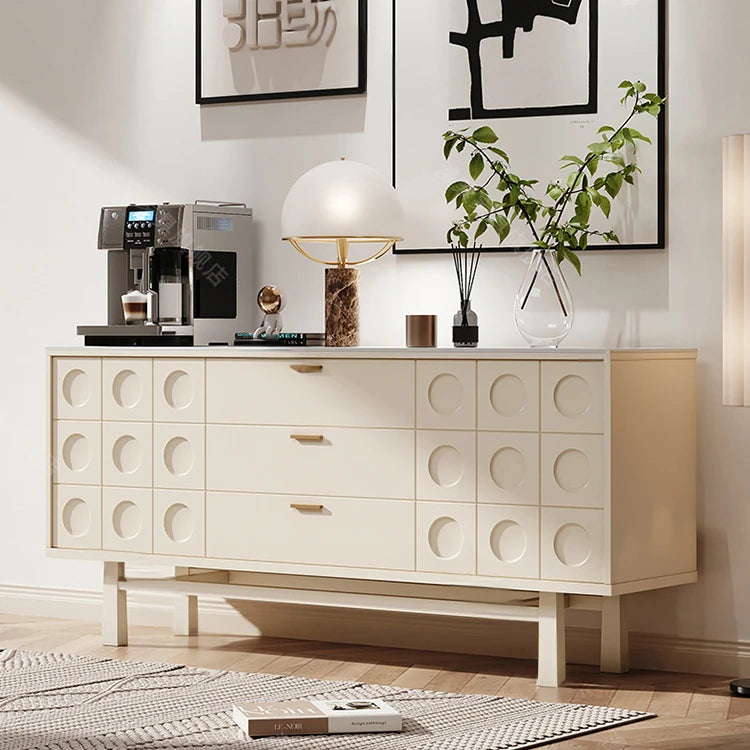 Sleek Modern Cabinet with Ash Wood and Ceramic Top - Perfect for Contemporary Interiors fmsjj-4213