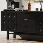 Sleek Modern Cabinet with Ash Wood and Ceramic Top - Perfect for Contemporary Interiors fmsjj-4213